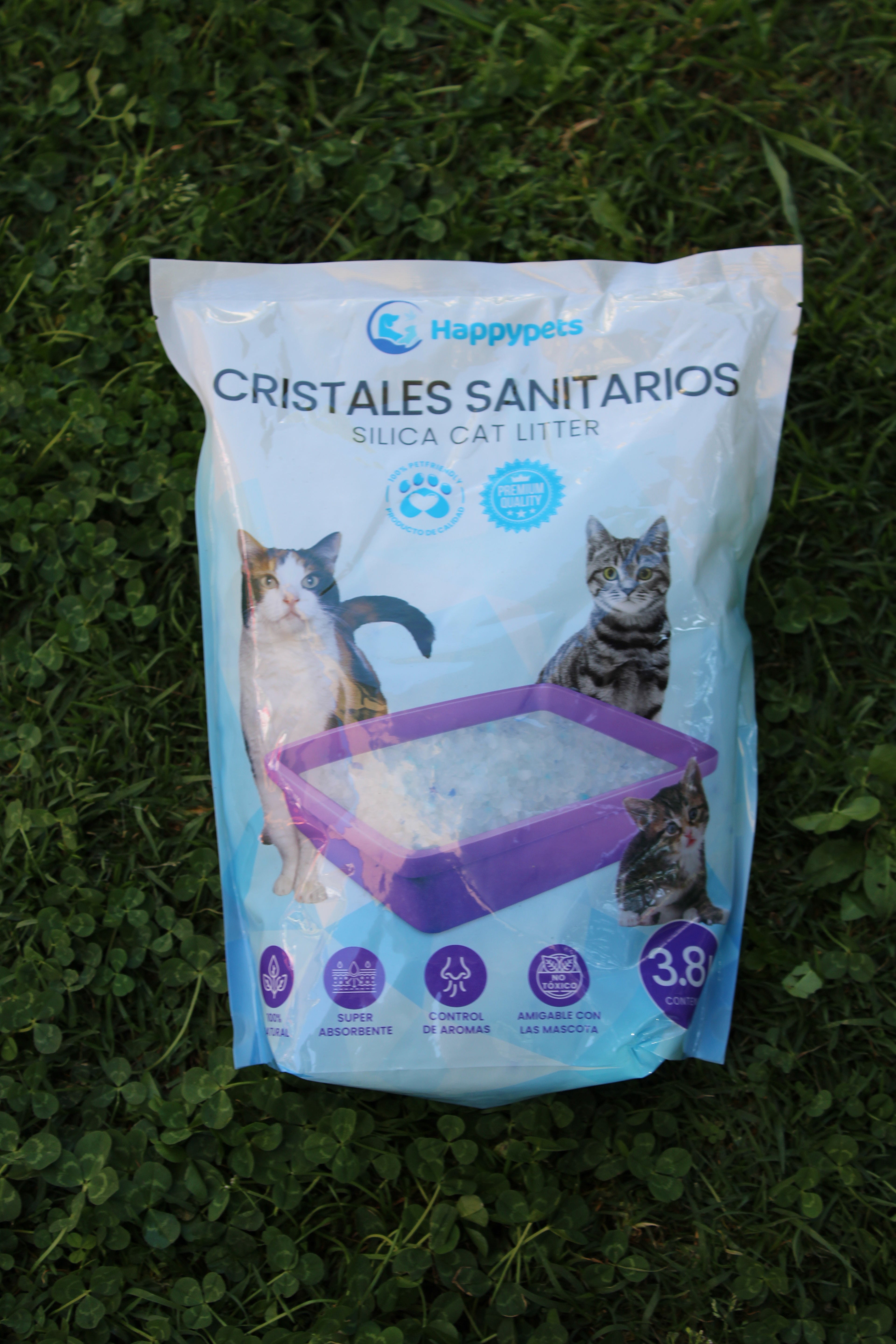 🐱 Arena de cristal 3,8 L